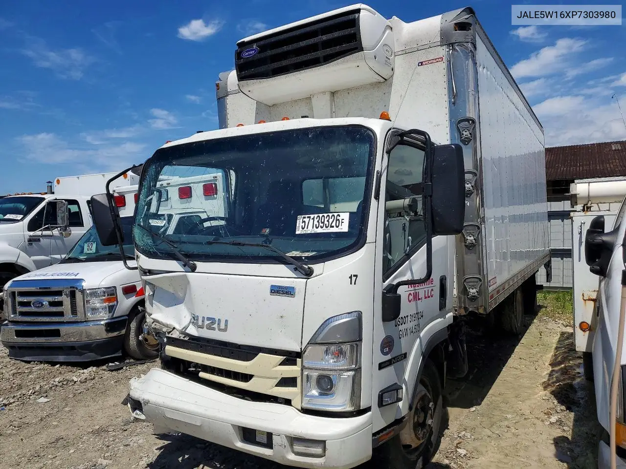 2023 Isuzu Nrr VIN: JALE5W16XP7303980 Lot: 57139326