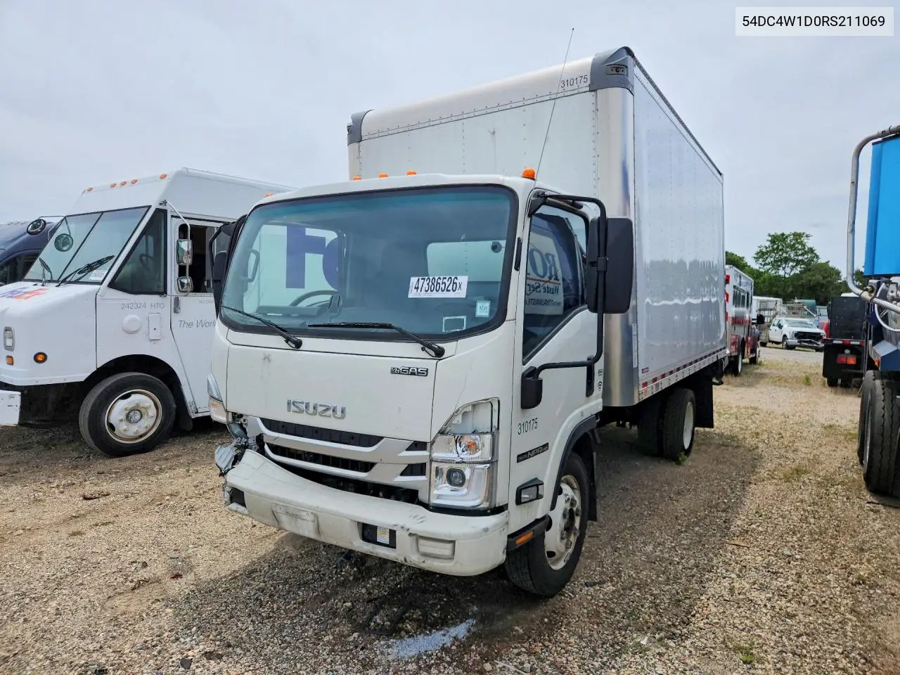 2024 Isuzu Npr Hd Box Truck VIN: 54DC4W1D0RS211069 Lot: 47386526