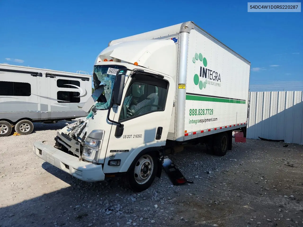 2024 Isuzu Npr Hd Delivery Truck VIN: 54DC4W1D0RS220287 Lot: 58483836