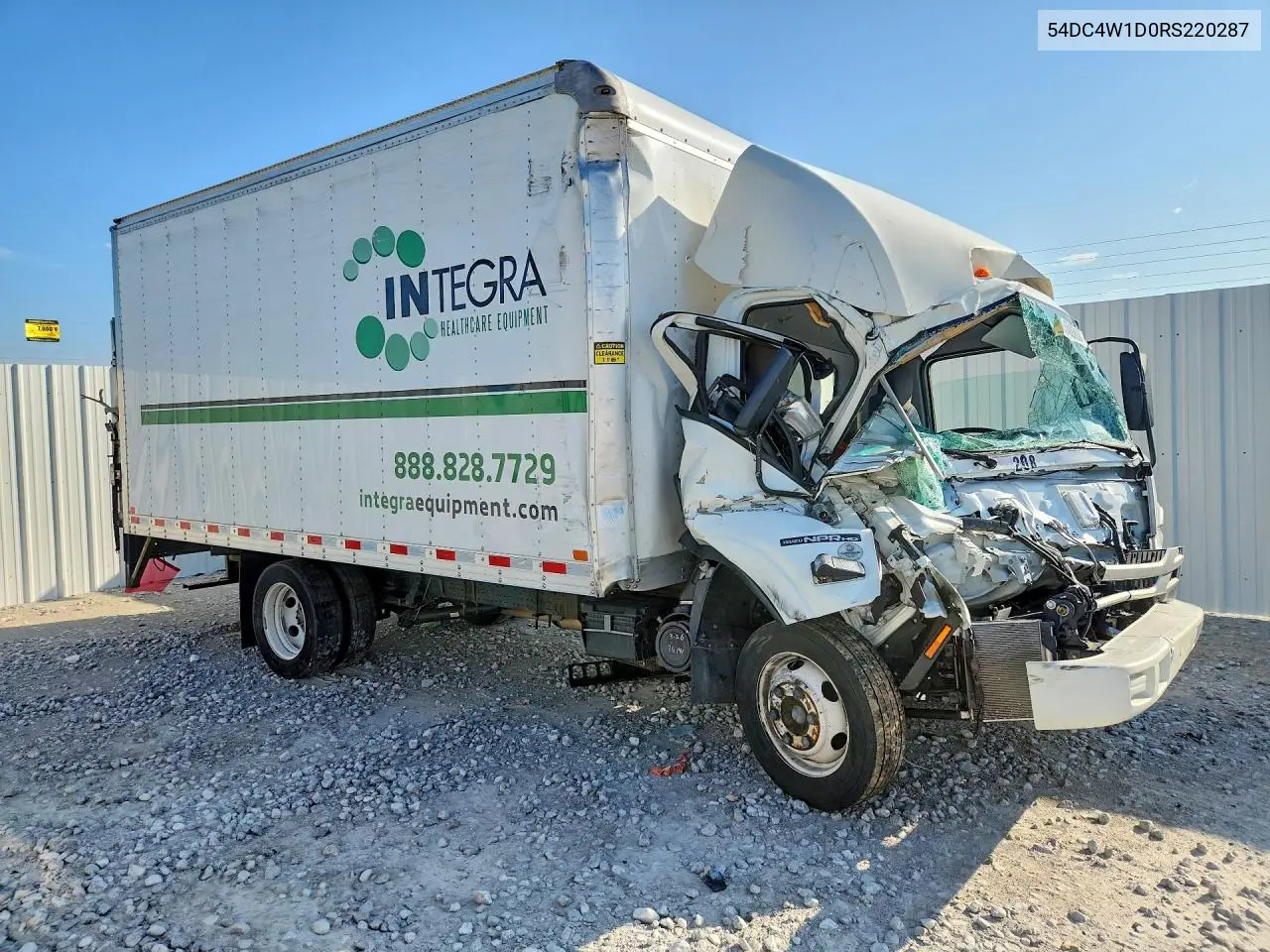 2024 Isuzu Npr Hd Delivery Truck VIN: 54DC4W1D0RS220287 Lot: 58483836
