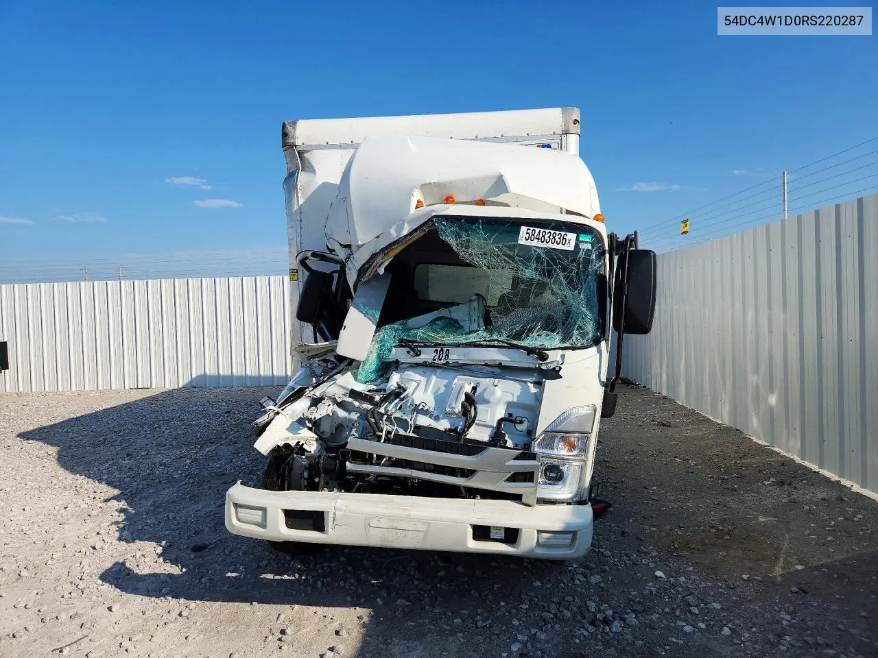 2024 Isuzu Npr Hd Delivery Truck VIN: 54DC4W1D0RS220287 Lot: 58483836