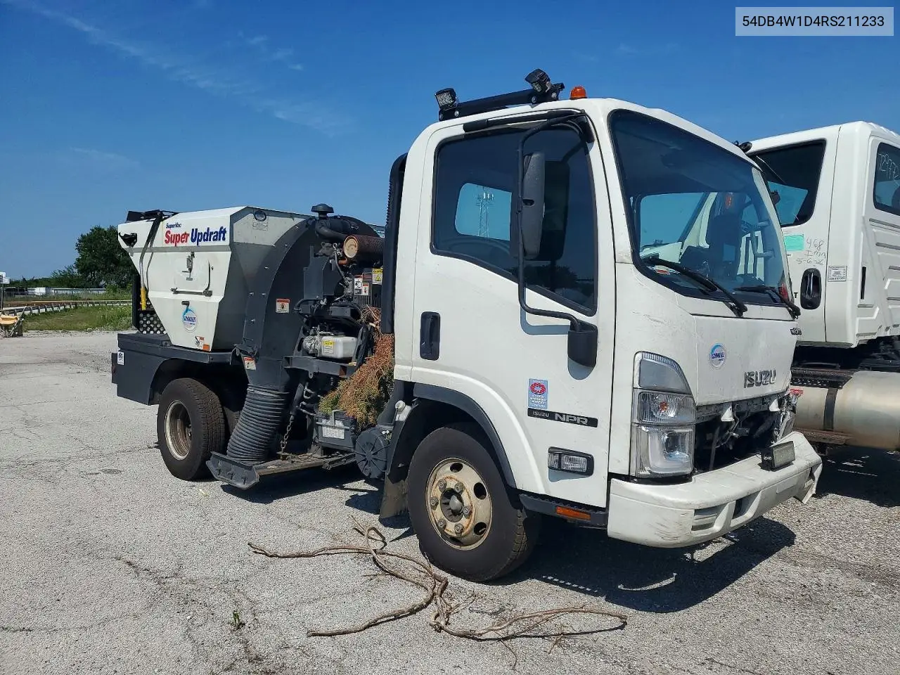 2024 Isuzu Npr Sweeper Truck VIN: 54DB4W1D4RS211233 Lot: 85456045