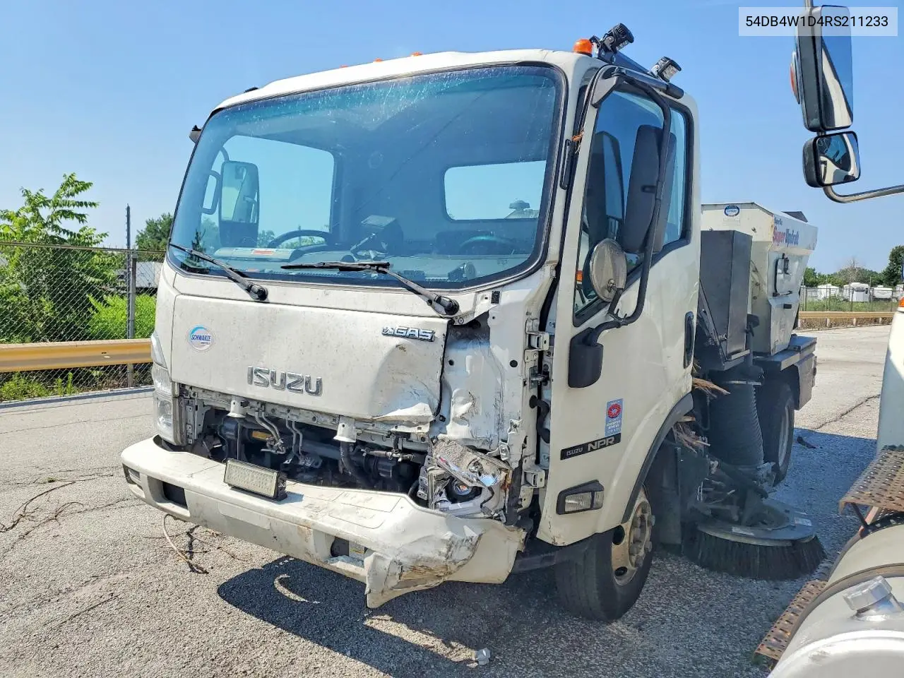 2024 Isuzu Npr Sweeper Truck VIN: 54DB4W1D4RS211233 Lot: 85456045