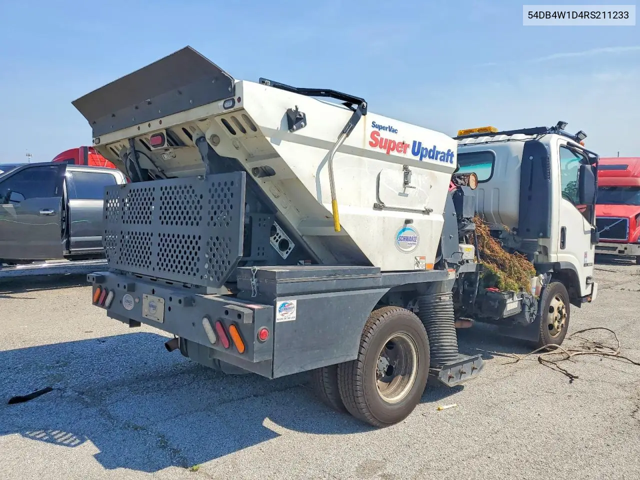 2024 Isuzu Npr Sweeper Truck VIN: 54DB4W1D4RS211233 Lot: 85456045