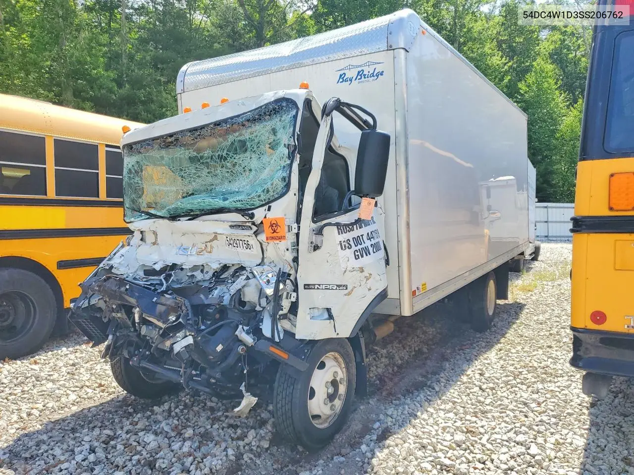 2025 Isuzu Npr Hd Box Truck VIN: 54DC4W1D3SS206762 Lot: 54297756