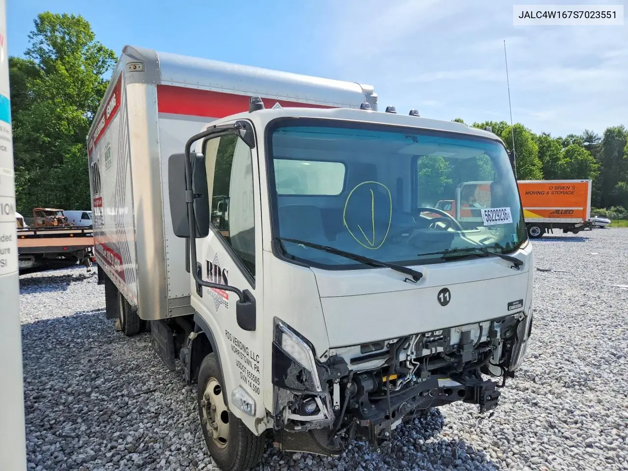 2025 Isuzu Npr Hd VIN: JALC4W167S7023551 Lot: 56229236