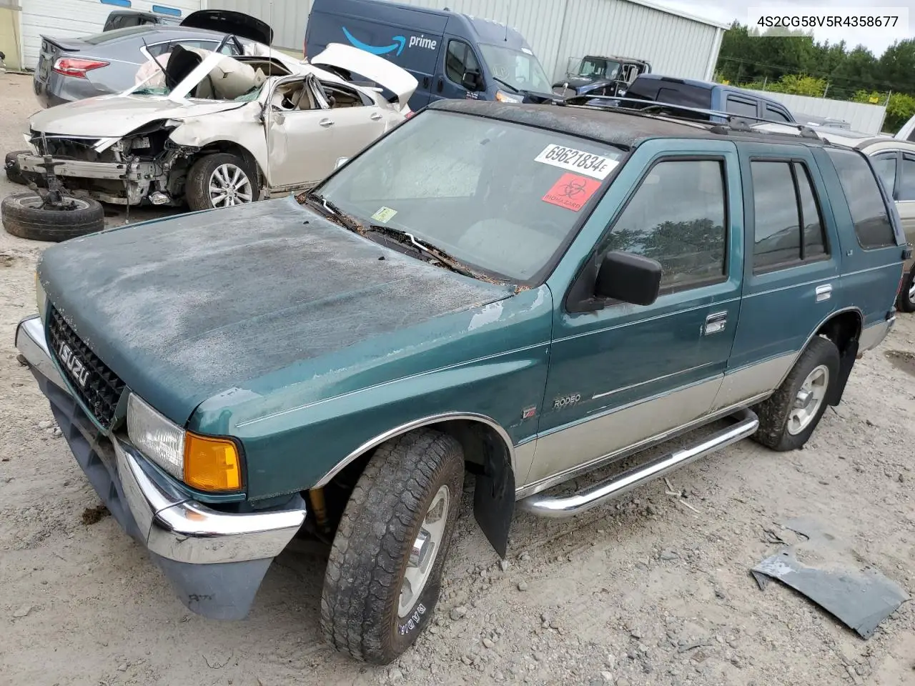 1999 Isuzu Rodeo VIN: 4S2CG58V5R4358677 Lot: 50691255