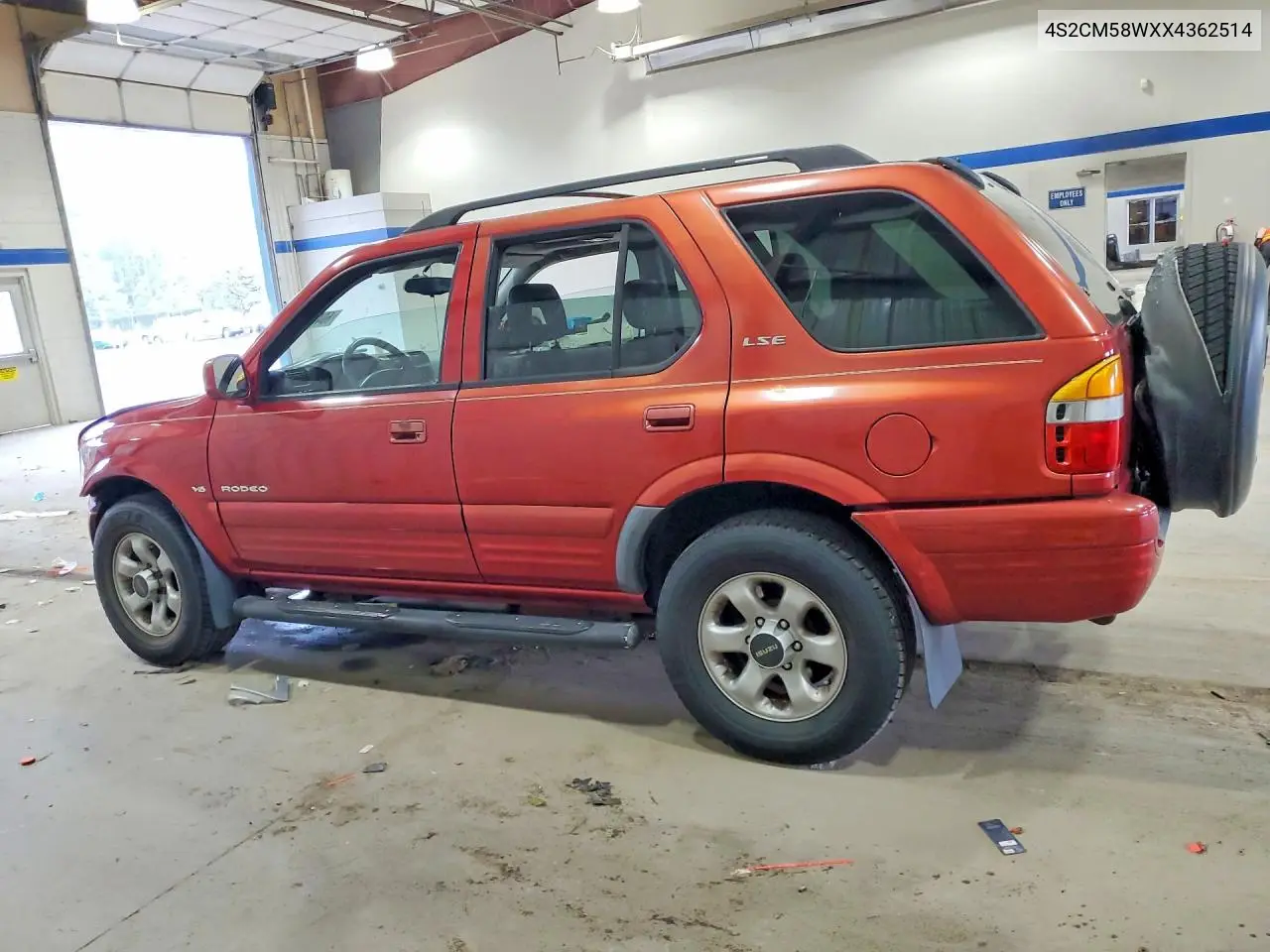 1999 Isuzu Rodeo VIN: 4S2CM58WXX4362514 Lot: 60403836