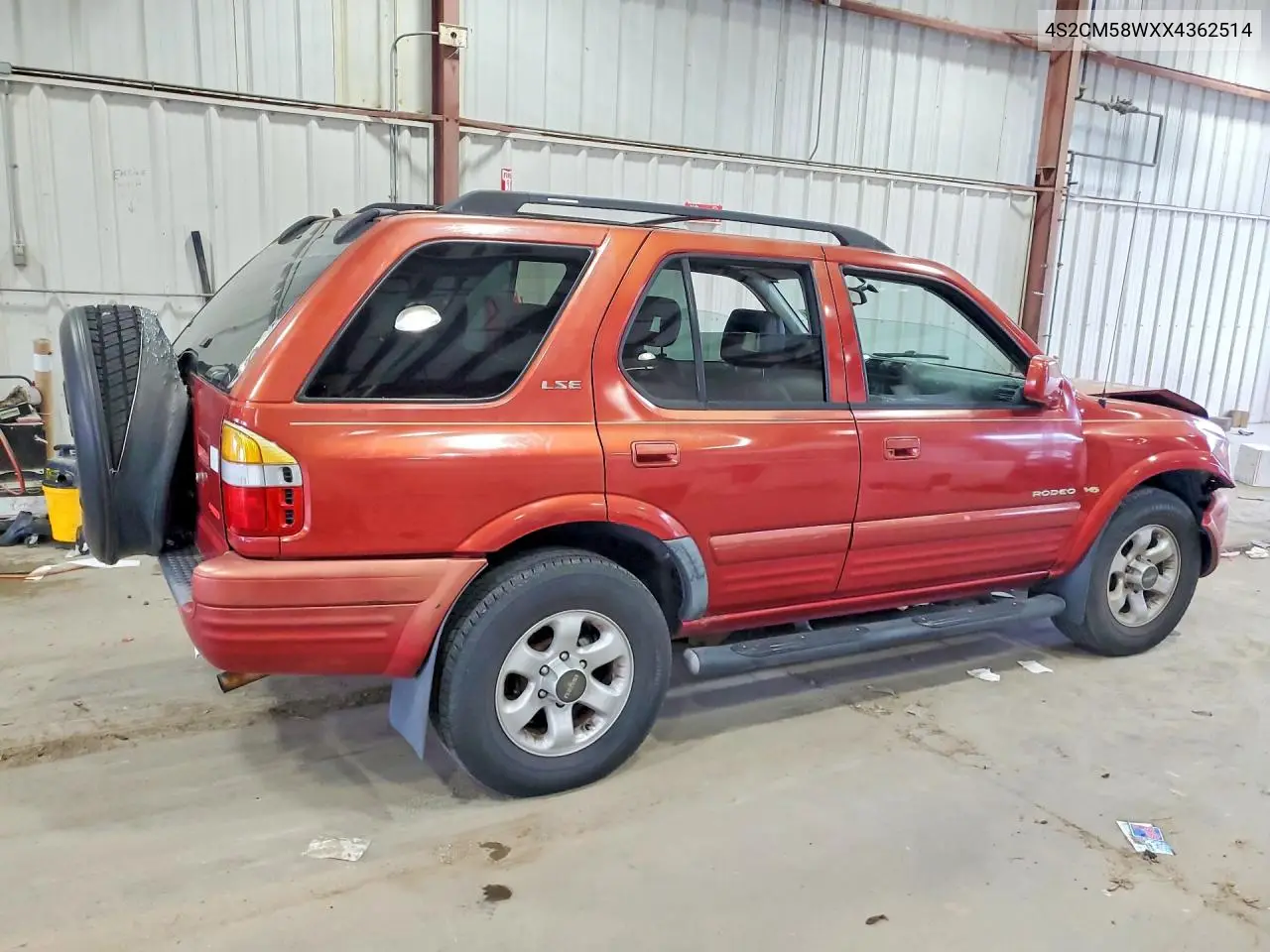 1999 Isuzu Rodeo VIN: 4S2CM58WXX4362514 Lot: 60403836