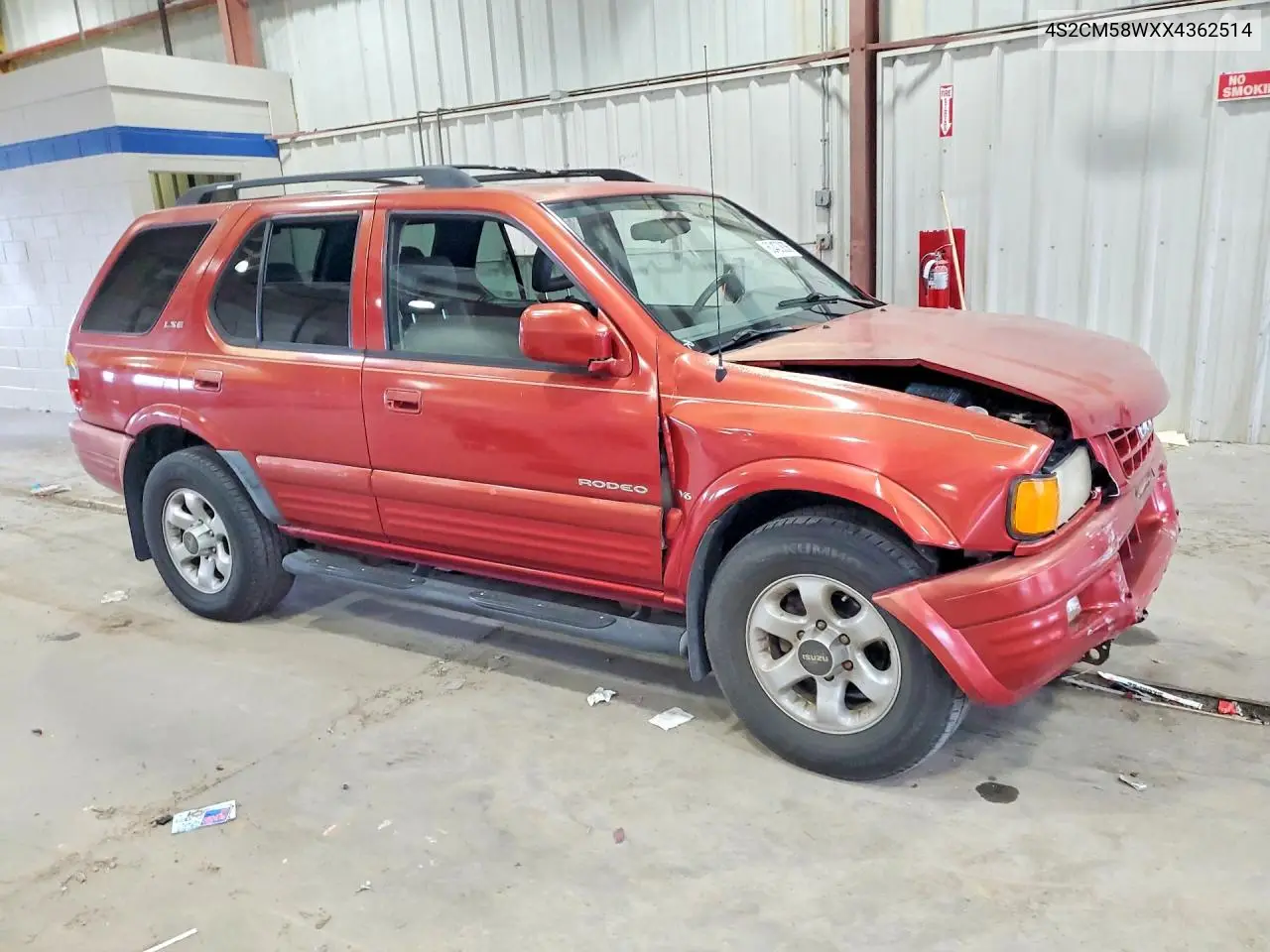 1999 Isuzu Rodeo VIN: 4S2CM58WXX4362514 Lot: 60403836