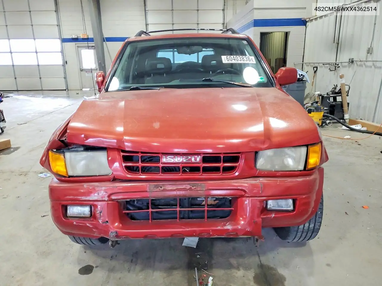 1999 Isuzu Rodeo VIN: 4S2CM58WXX4362514 Lot: 60403836