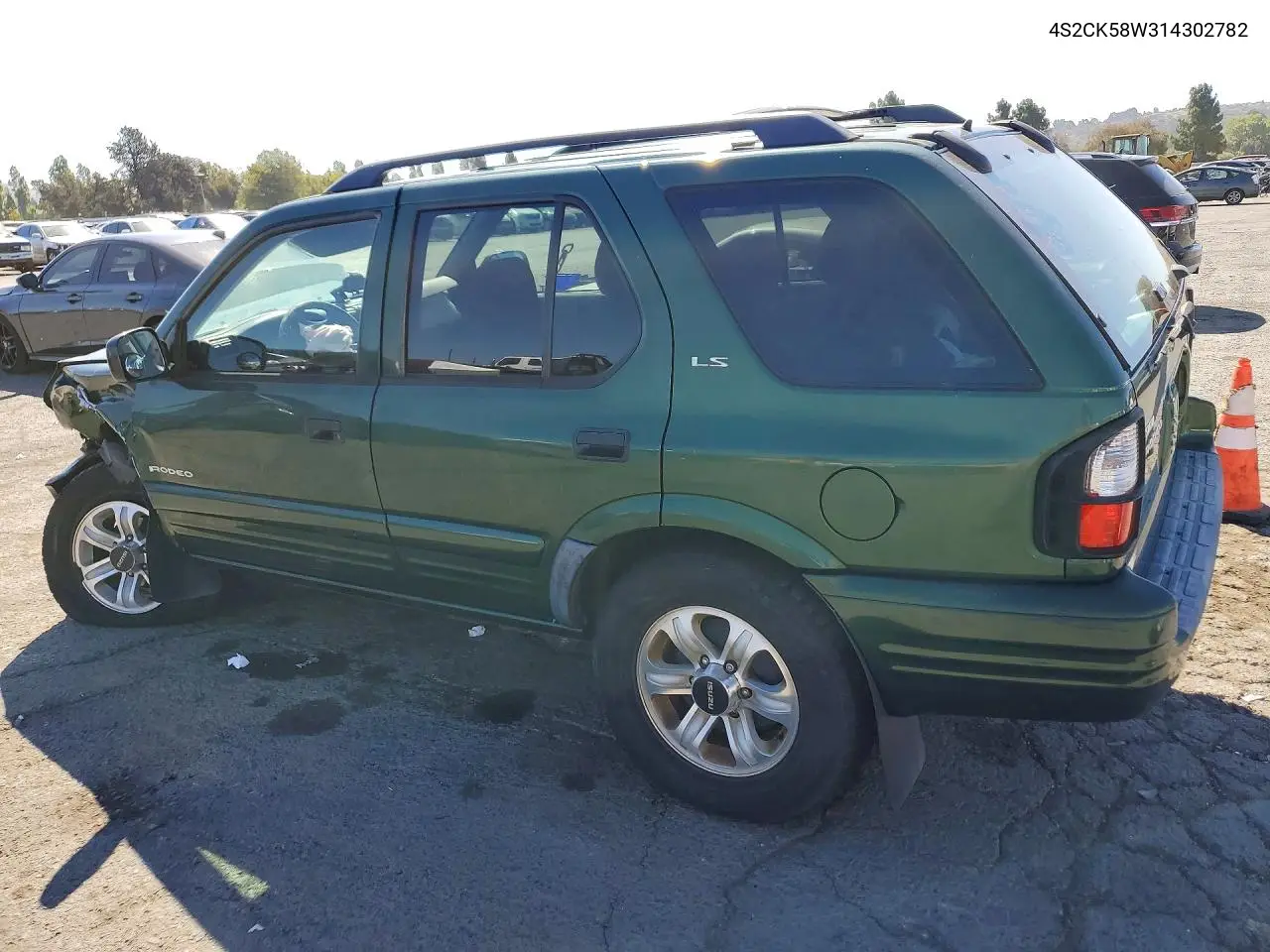 2001 Isuzu Rodeo S VIN: 4S2CK58W314302782 Lot: 61175486