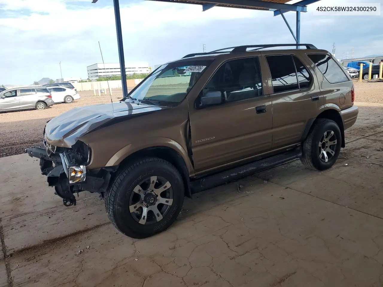 2002 Isuzu Rodeo S VIN: 4S2CK58W324300290 Lot: 59406706