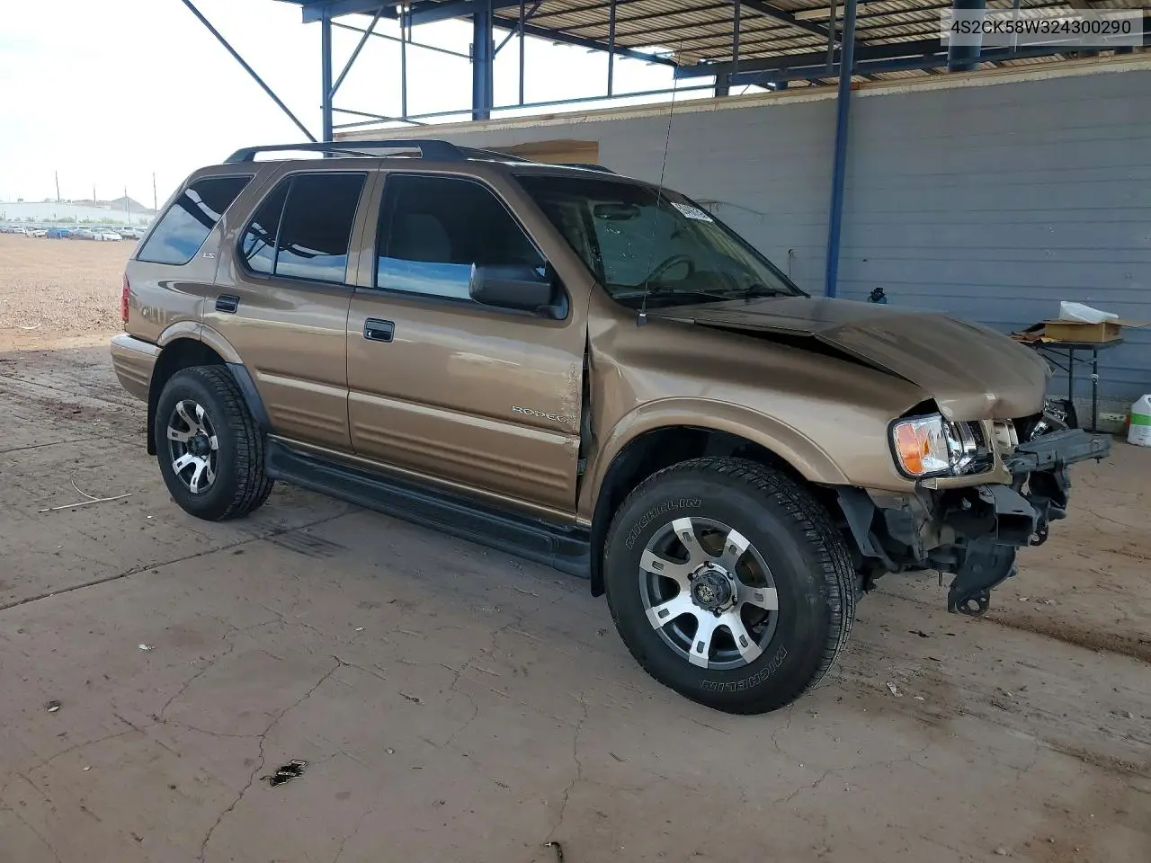 2002 Isuzu Rodeo S VIN: 4S2CK58W324300290 Lot: 59406706