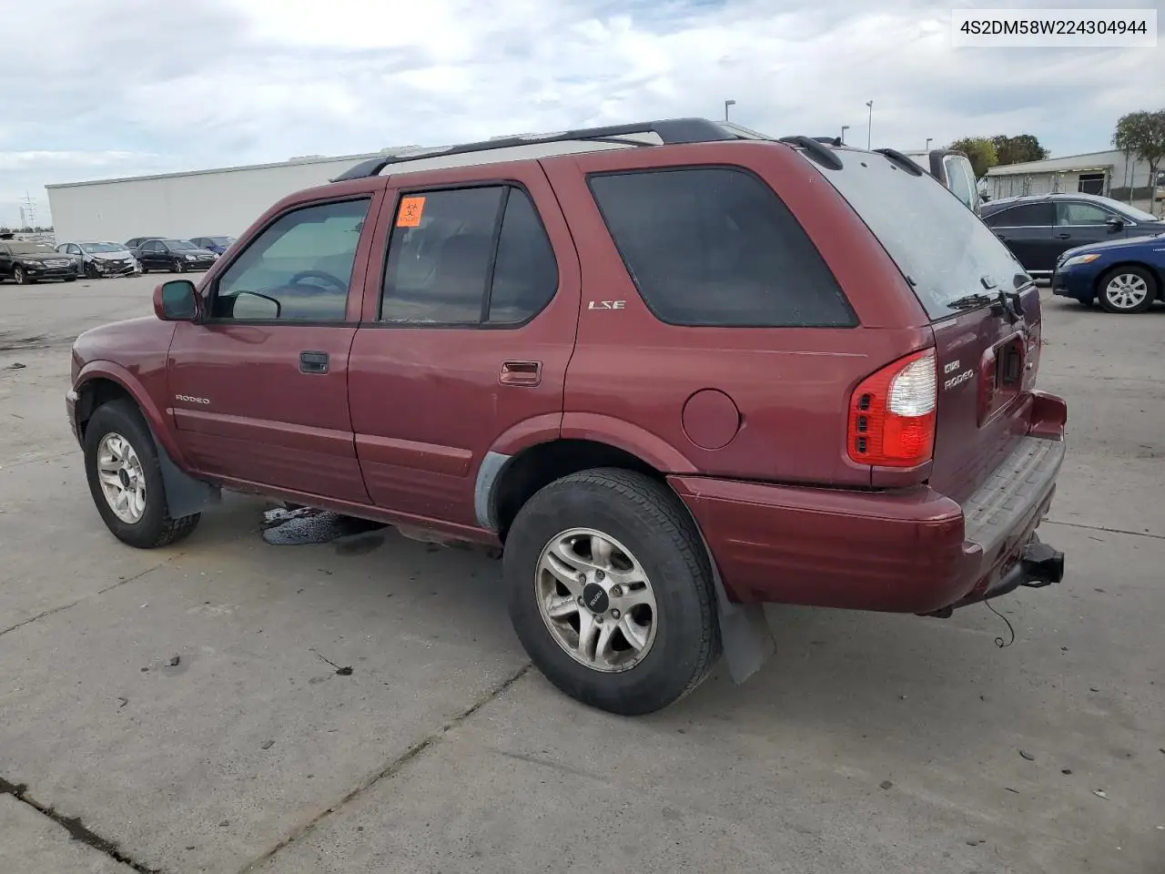 2002 Isuzu Rodeo S VIN: 4S2DM58W224304944 Lot: 91442515