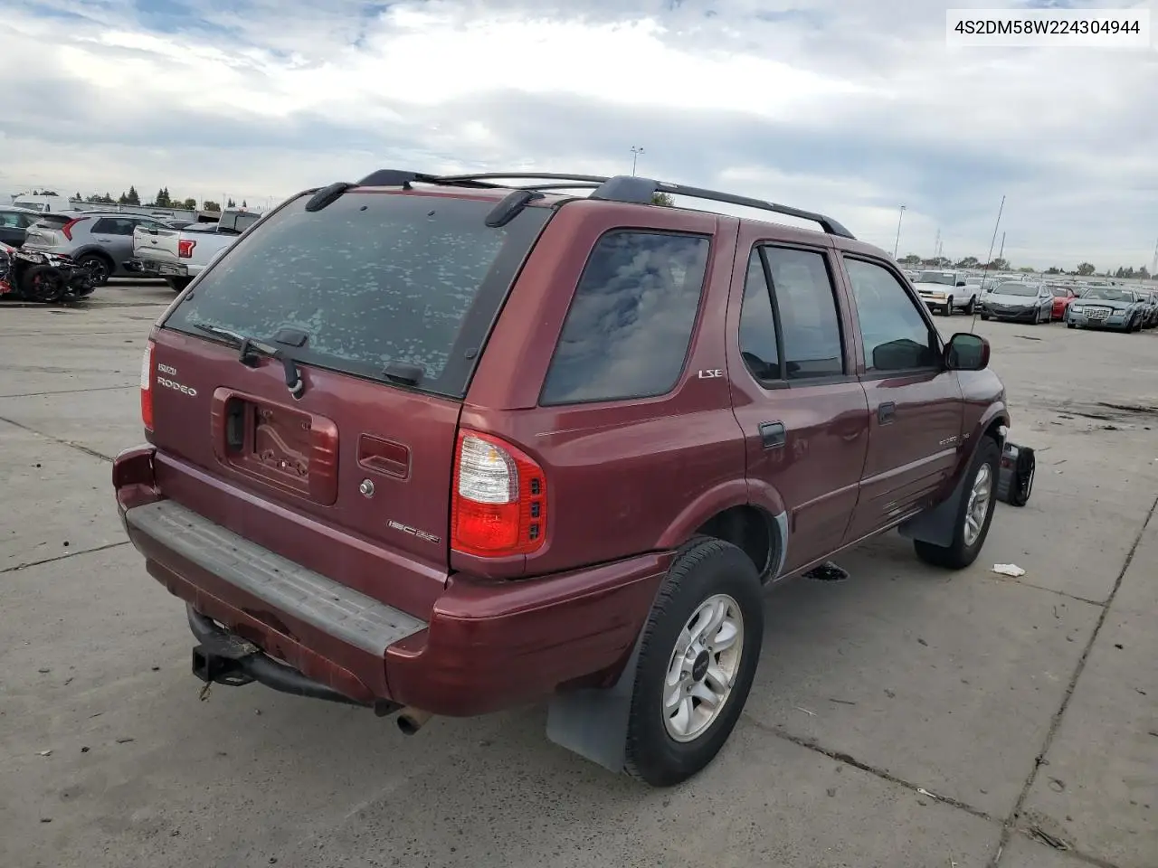 2002 Isuzu Rodeo S VIN: 4S2DM58W224304944 Lot: 91442515