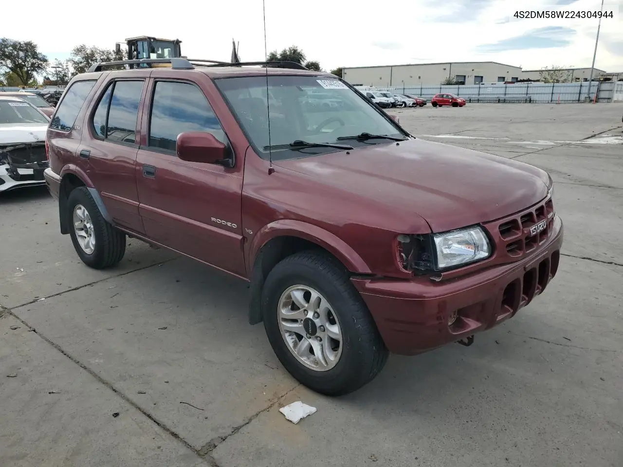 2002 Isuzu Rodeo S VIN: 4S2DM58W224304944 Lot: 91442515