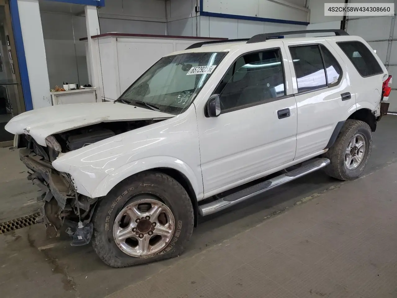 2003 Isuzu Rodeo S VIN: 4S2CK58W434308660 Lot: 65729235