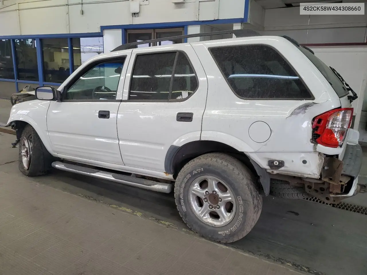 2003 Isuzu Rodeo S VIN: 4S2CK58W434308660 Lot: 65729235