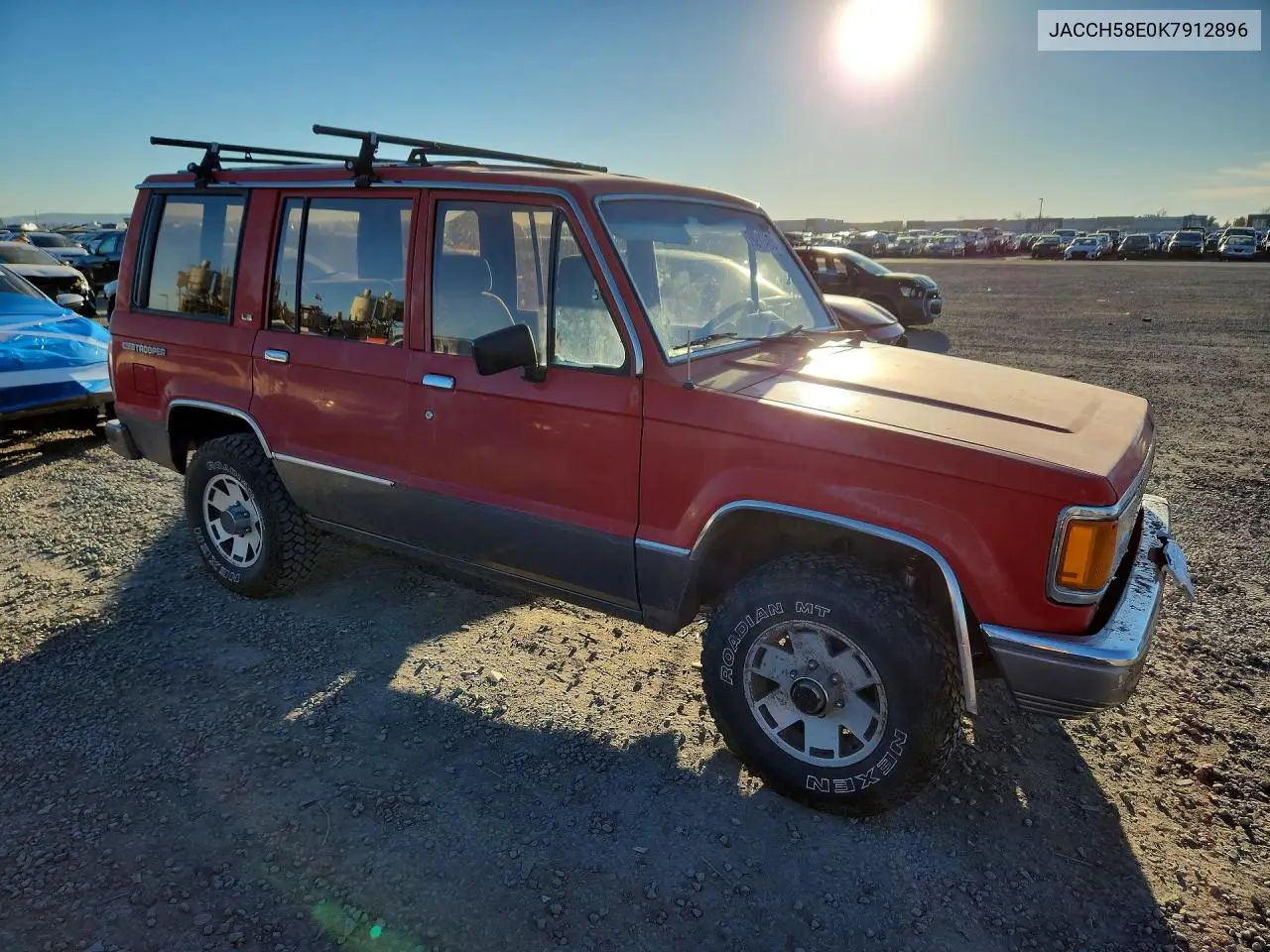 1989 Isuzu Trooper Ii VIN: JACCH58E0K7912896 Lot: 79212485