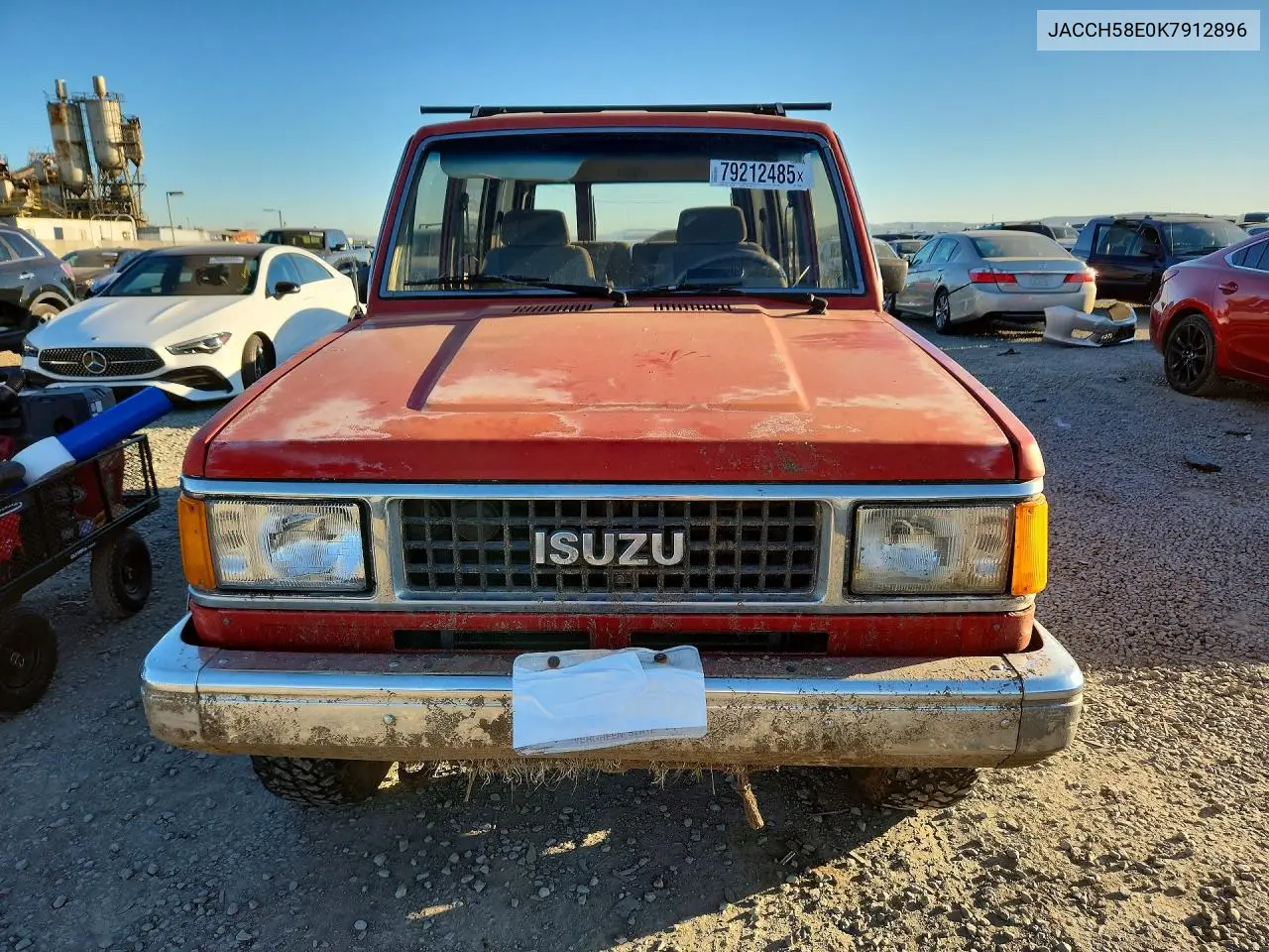 1989 Isuzu Trooper Ii VIN: JACCH58E0K7912896 Lot: 79212485