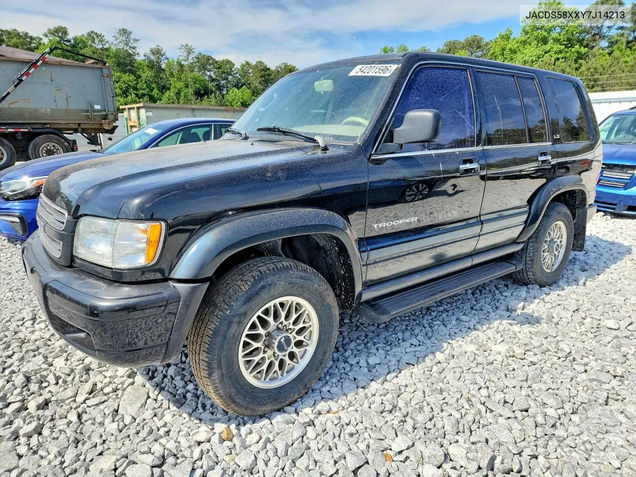 2000 Isuzu Trooper S VIN: JACDS58XXY7J14213 Lot: 54201596