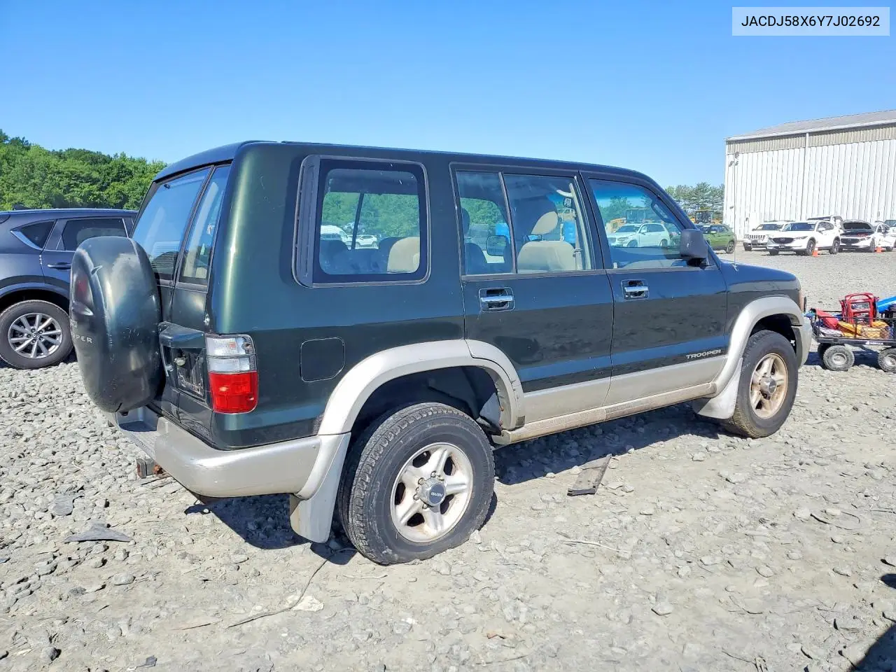 2000 Isuzu Trooper S VIN: JACDJ58X6Y7J02692 Lot: 55337586