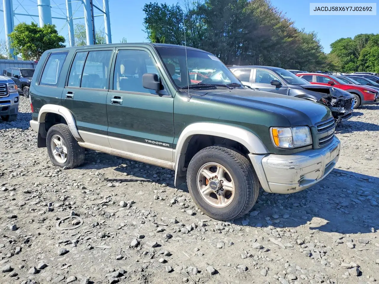 2000 Isuzu Trooper S VIN: JACDJ58X6Y7J02692 Lot: 55337586