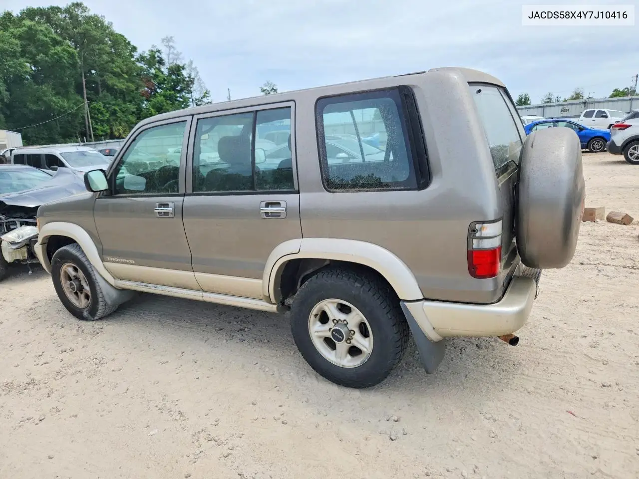 2000 Isuzu Trooper S VIN: JACDS58X4Y7J10416 Lot: 56987106