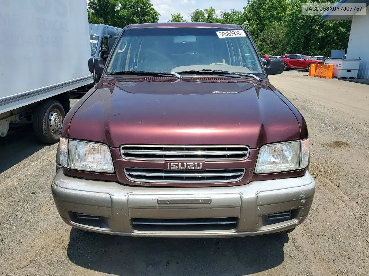 2000 Isuzu Trooper S VIN: JACDJ58X0Y7J07757 Lot: 59069946
