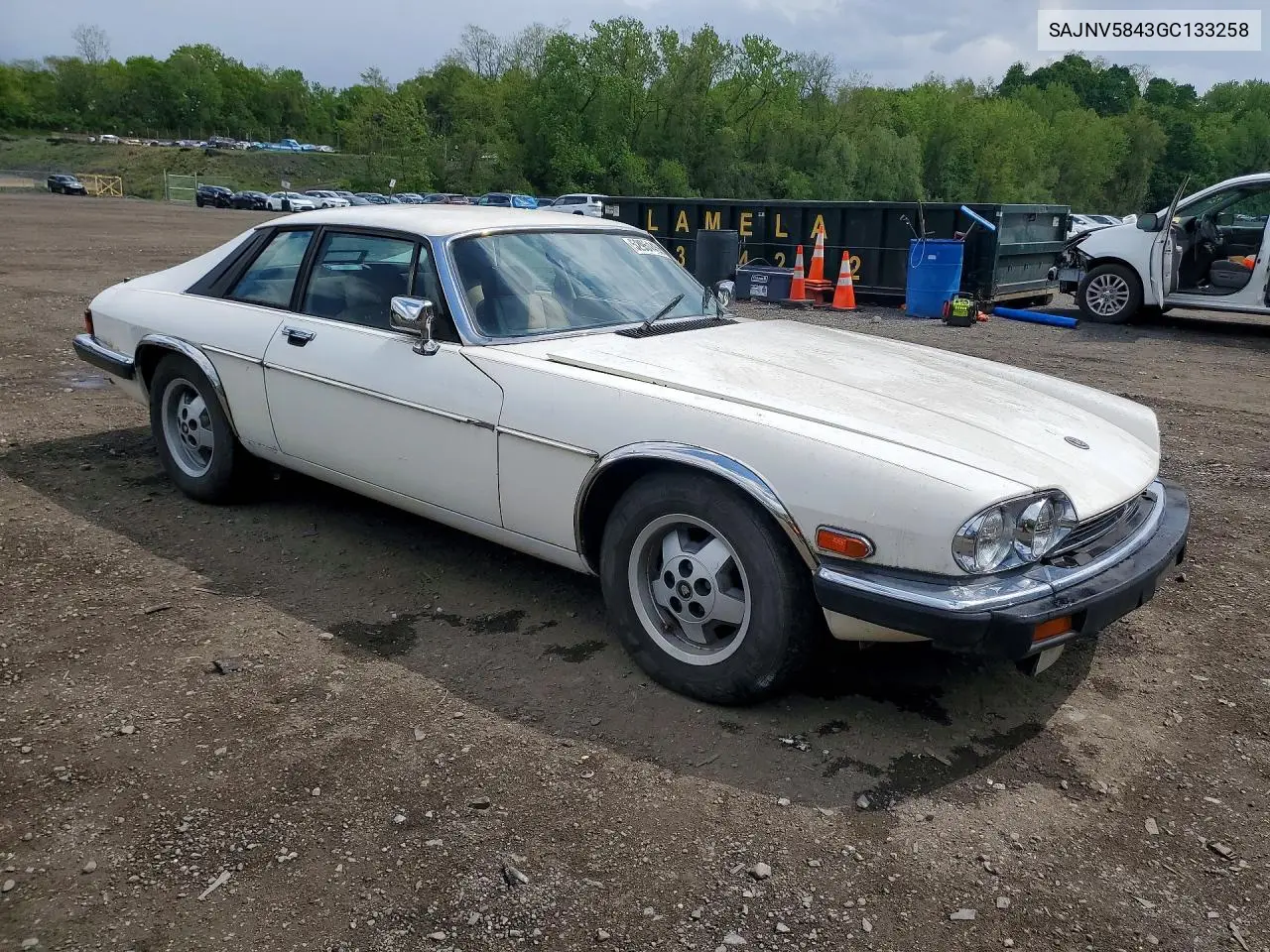 1986 Jaguar Xjs VIN: SAJNV5843GC133258 Lot: 52951456