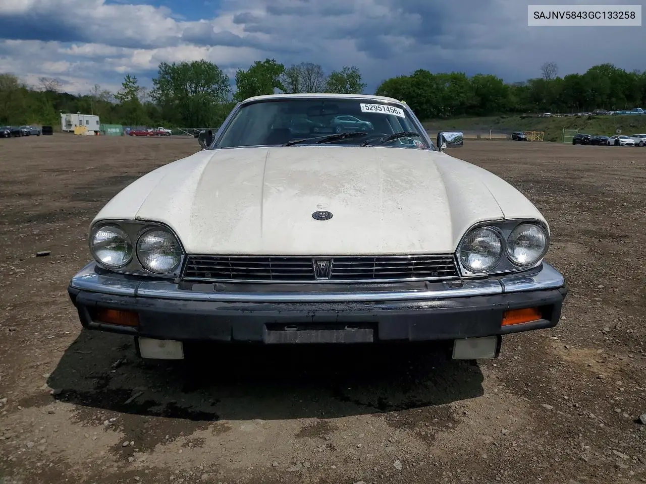 1986 Jaguar Xjs VIN: SAJNV5843GC133258 Lot: 52951456