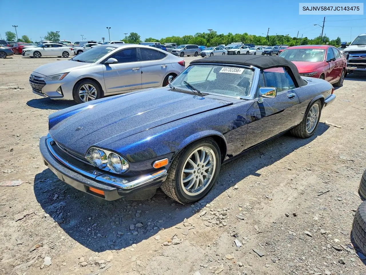 1988 Jaguar Xjs VIN: SAJNV5847JC143475 Lot: 55732356