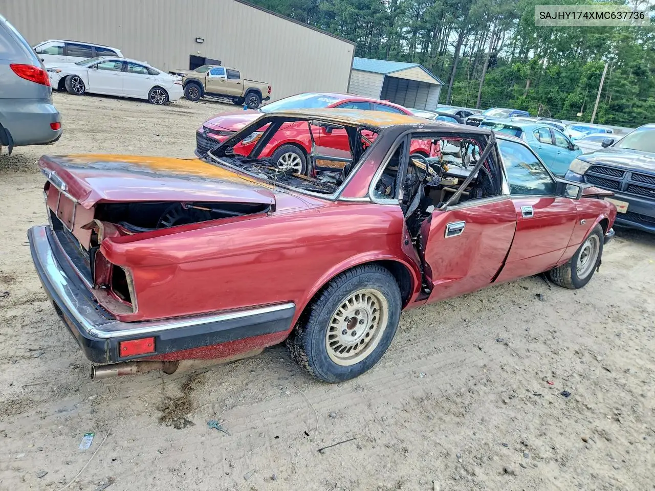 1991 Jaguar Xj6 Sovereign VIN: SAJHY174XMC637736 Lot: 58916546