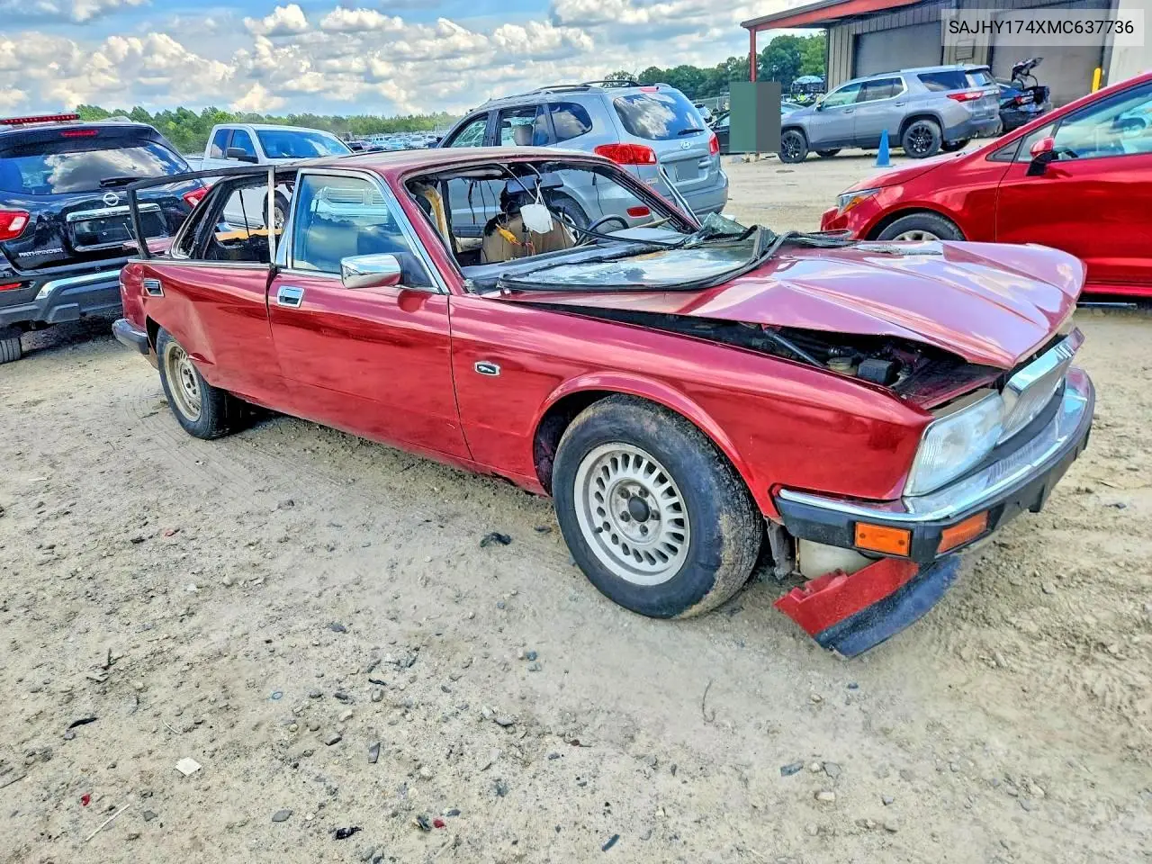 1991 Jaguar Xj6 Sovereign VIN: SAJHY174XMC637736 Lot: 58916546