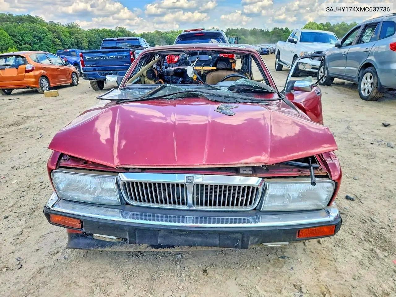 1991 Jaguar Xj6 Sovereign VIN: SAJHY174XMC637736 Lot: 58916546