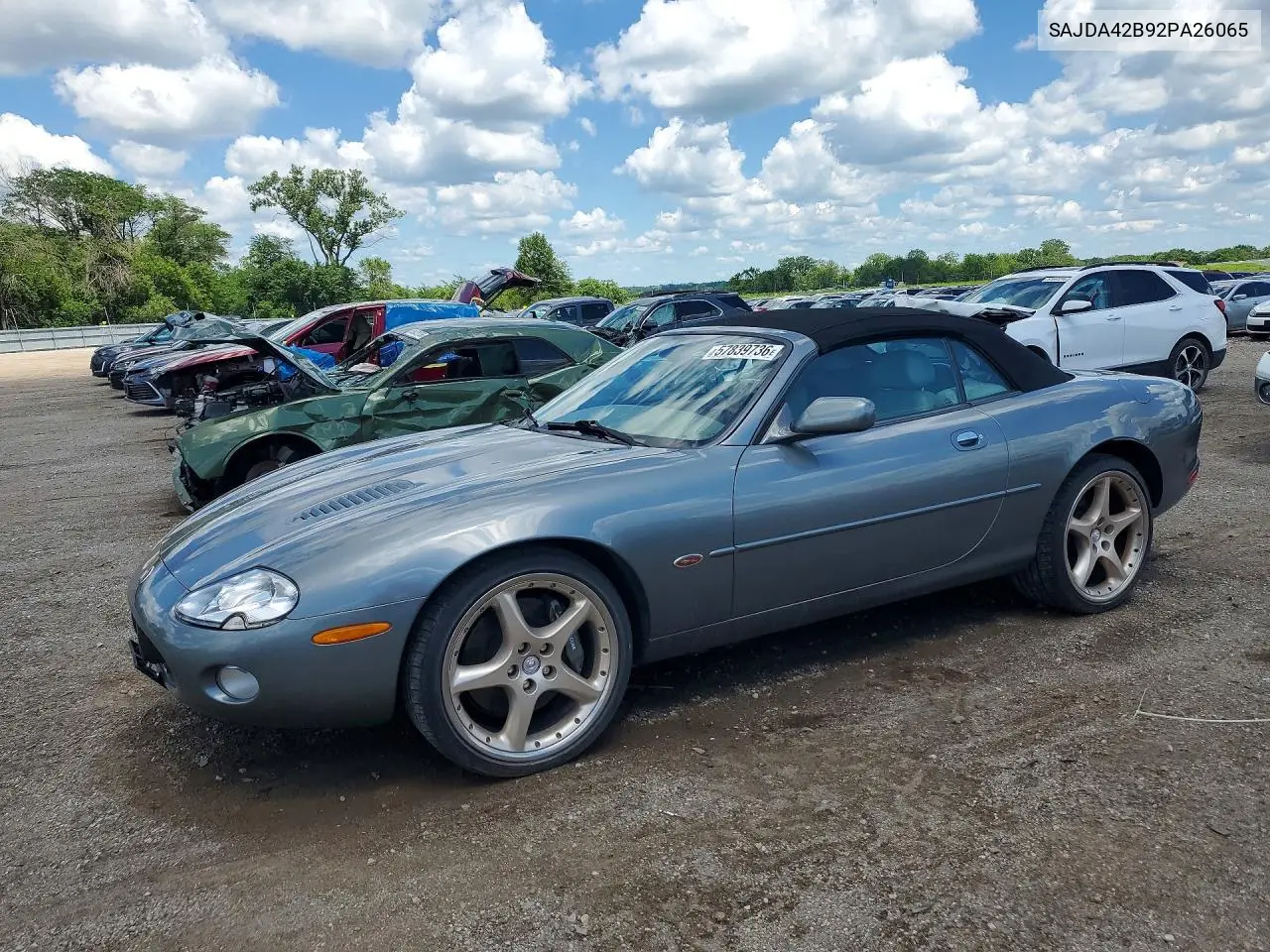 2002 Jaguar Xkr VIN: SAJDA42B92PA26065 Lot: 57839736