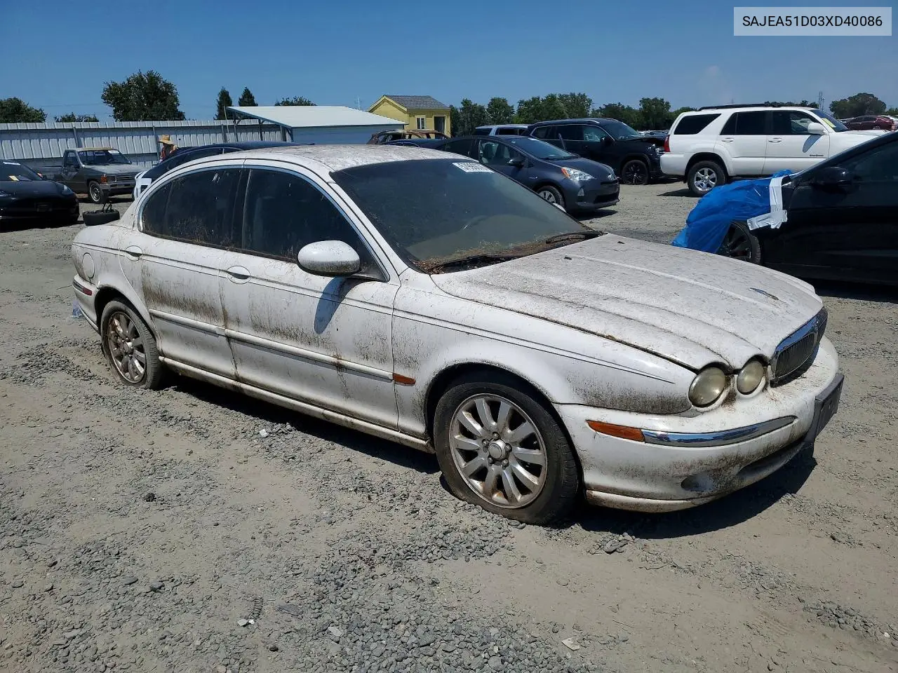 2003 Jaguar X-Type 2.5 VIN: SAJEA51D03XD40086 Lot: 57990676