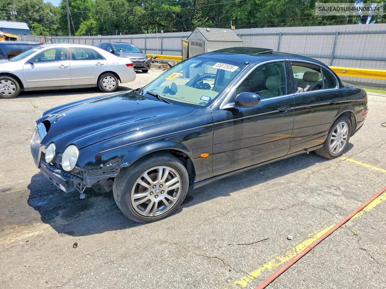 2004 Jaguar S-Type 4.2 VIN: SAJEA01U84HN08374 Lot: 55872926