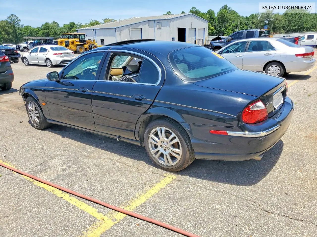 2004 Jaguar S-Type 4.2 VIN: SAJEA01U84HN08374 Lot: 55872926