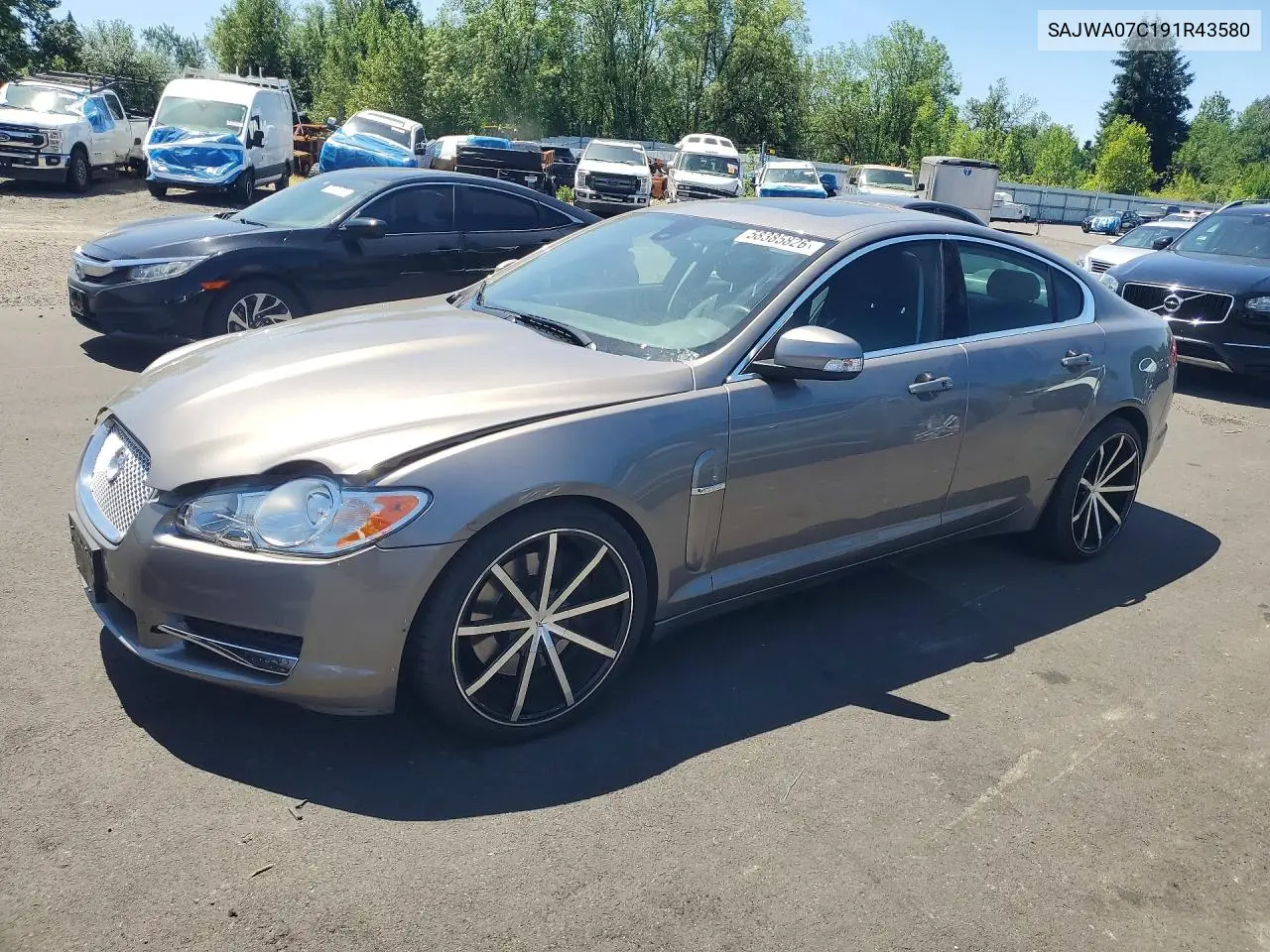 2009 Jaguar Xf Supercharged VIN: SAJWA07C191R43580 Lot: 58385826