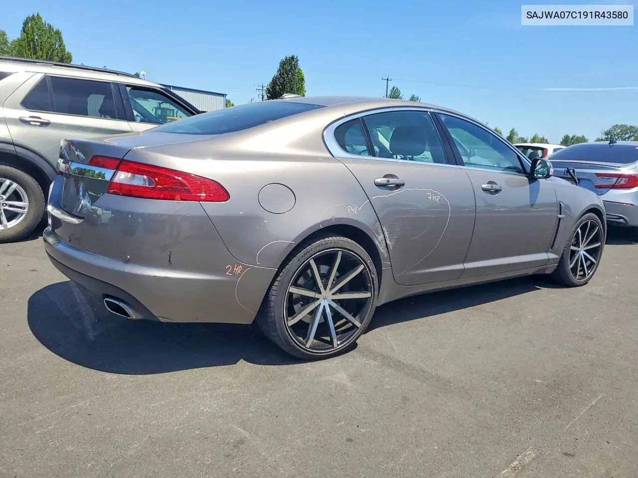 2009 Jaguar Xf Supercharged VIN: SAJWA07C191R43580 Lot: 58385826