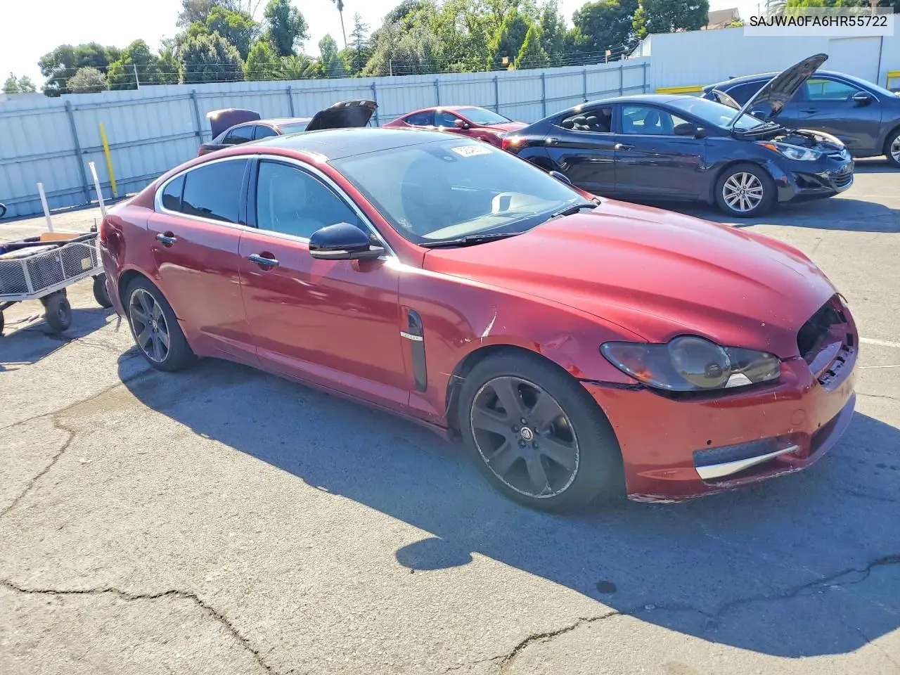2010 Jaguar Xf Luxury VIN: SAJWA0FA6AHR55722 Lot: 52546576