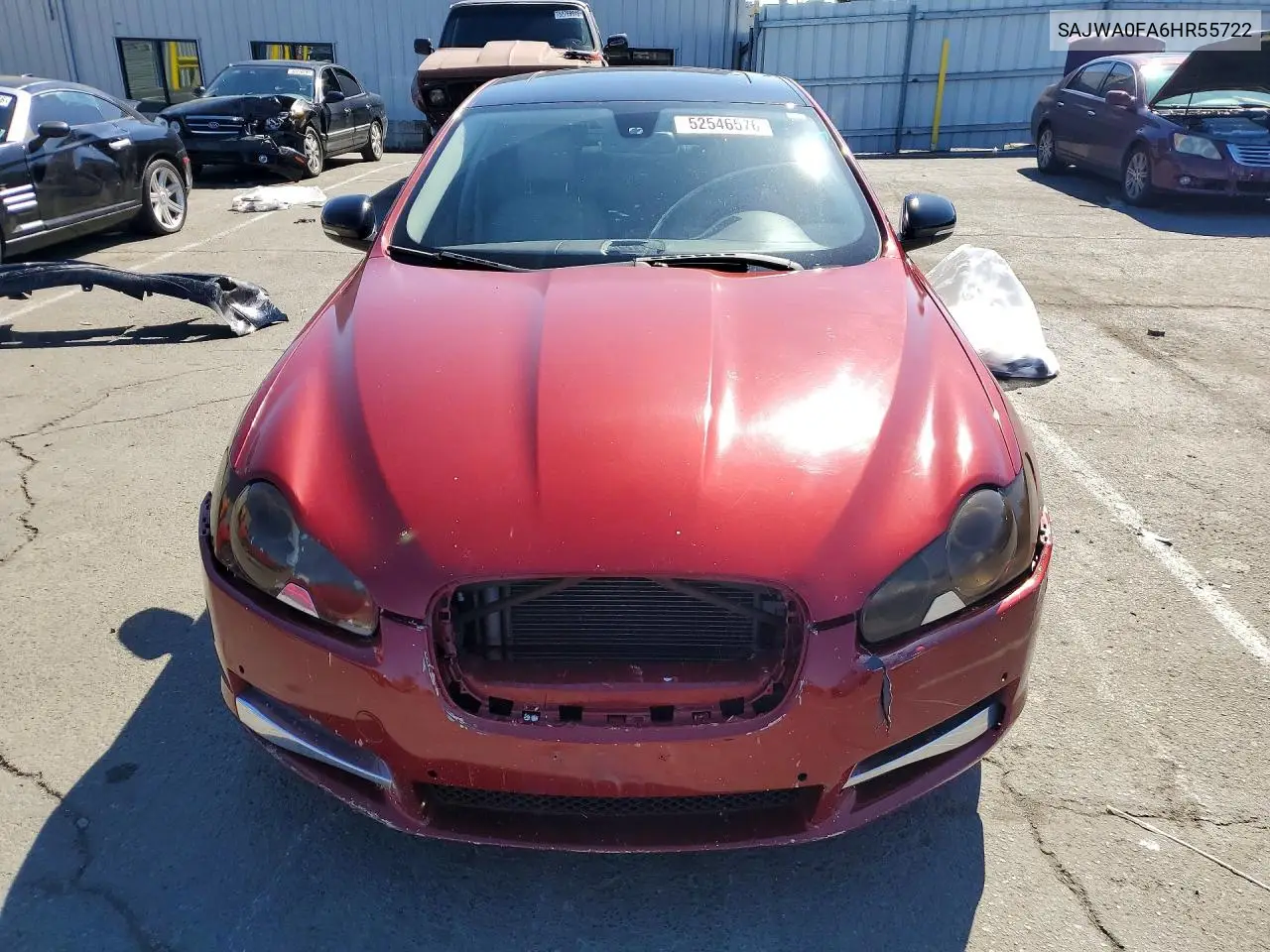 2010 Jaguar Xf Luxury VIN: SAJWA0FA6AHR55722 Lot: 52546576