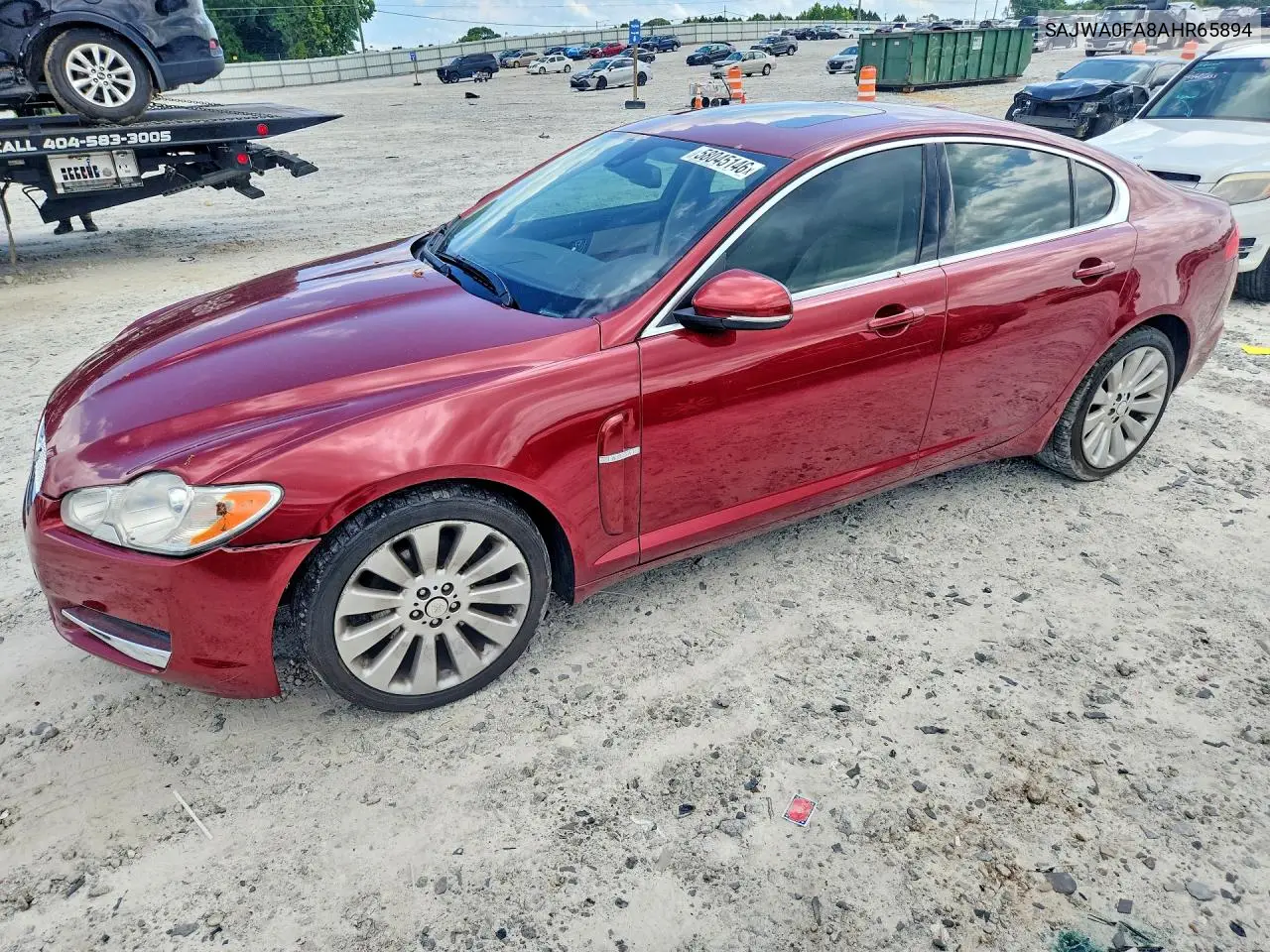 2010 Jaguar Xf Luxury VIN: SAJWA0FA8AHR65894 Lot: 58045146