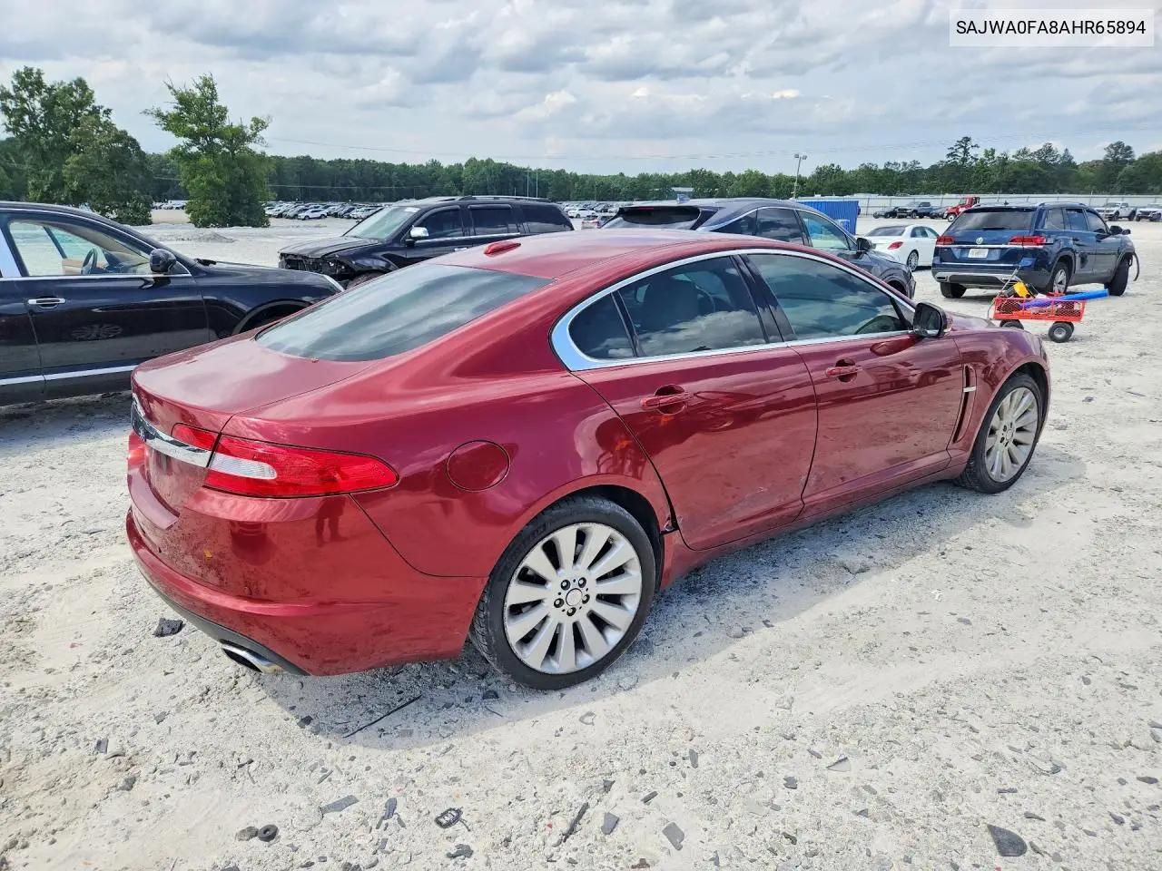 2010 Jaguar Xf Luxury VIN: SAJWA0FA8AHR65894 Lot: 58045146