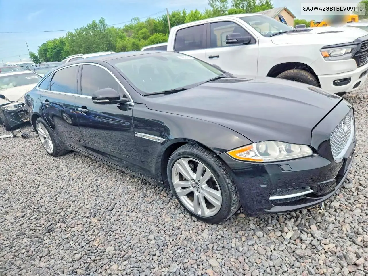 2011 Jaguar Xjl VIN: SAJWA2GB1BLV09110 Lot: 58803736
