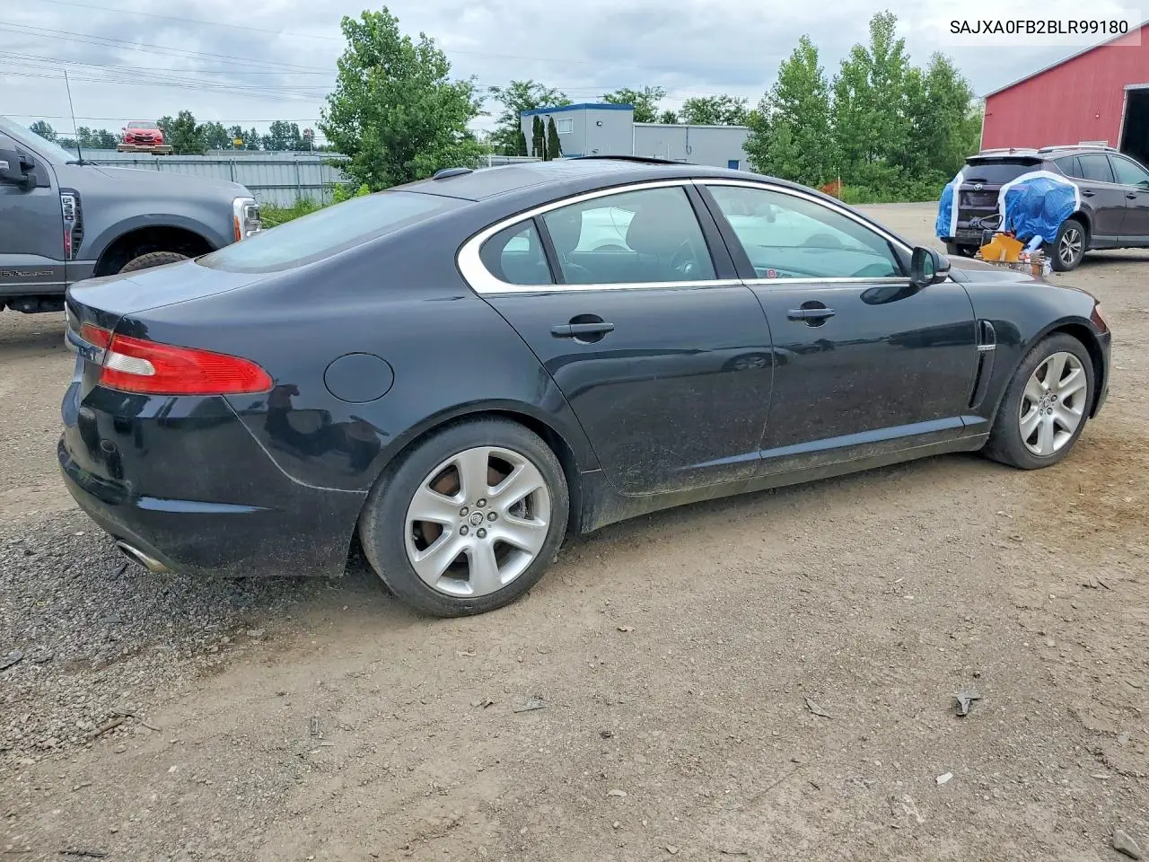 2011 Jaguar Xf VIN: SAJXA0FB2BLR99180 Lot: 60133606