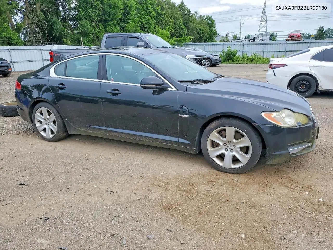 2011 Jaguar Xf VIN: SAJXA0FB2BLR99180 Lot: 60133606