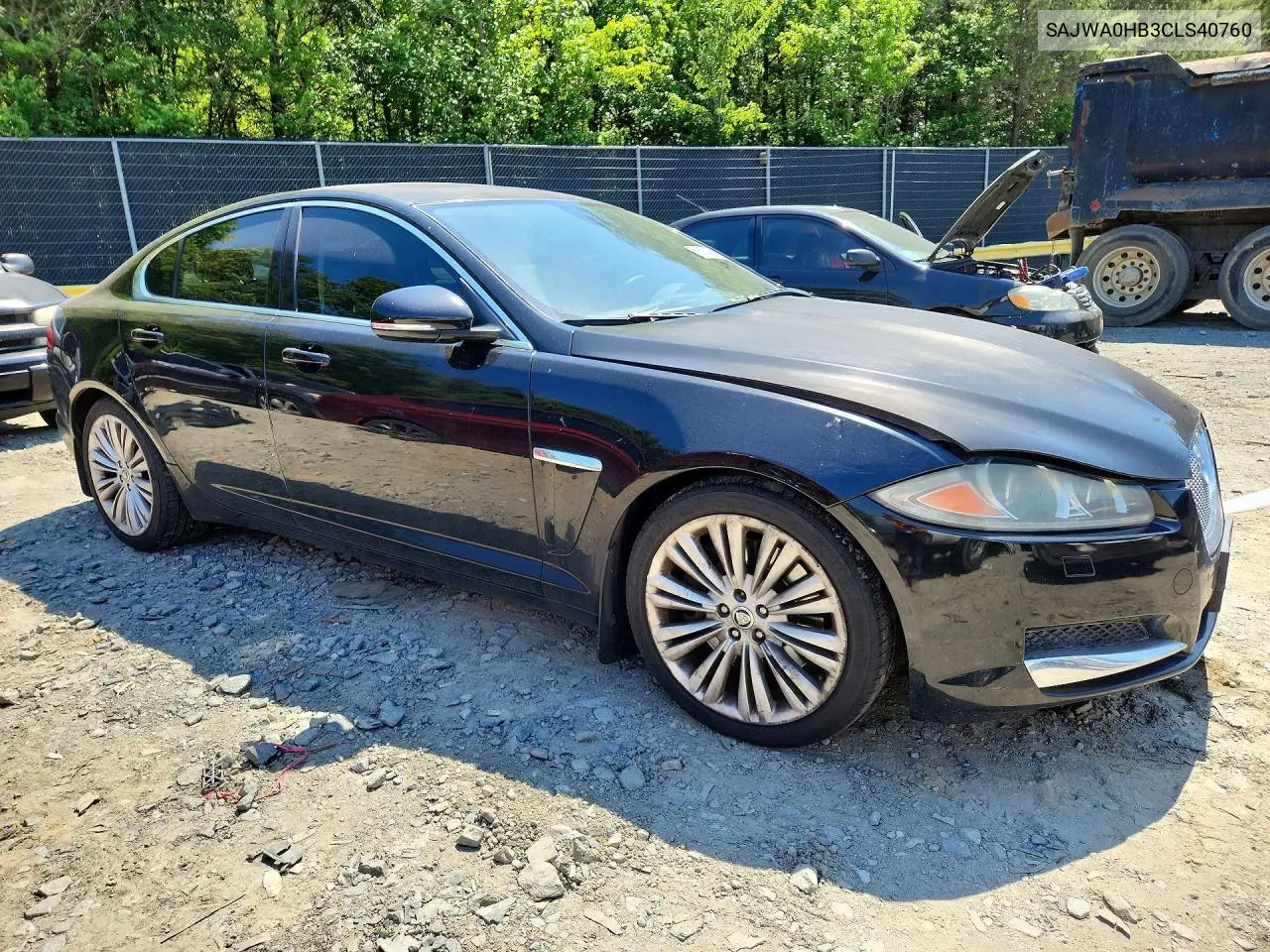 2012 Jaguar Xf Portfolio VIN: SAJWA0HB3CLS40760 Lot: 53872406